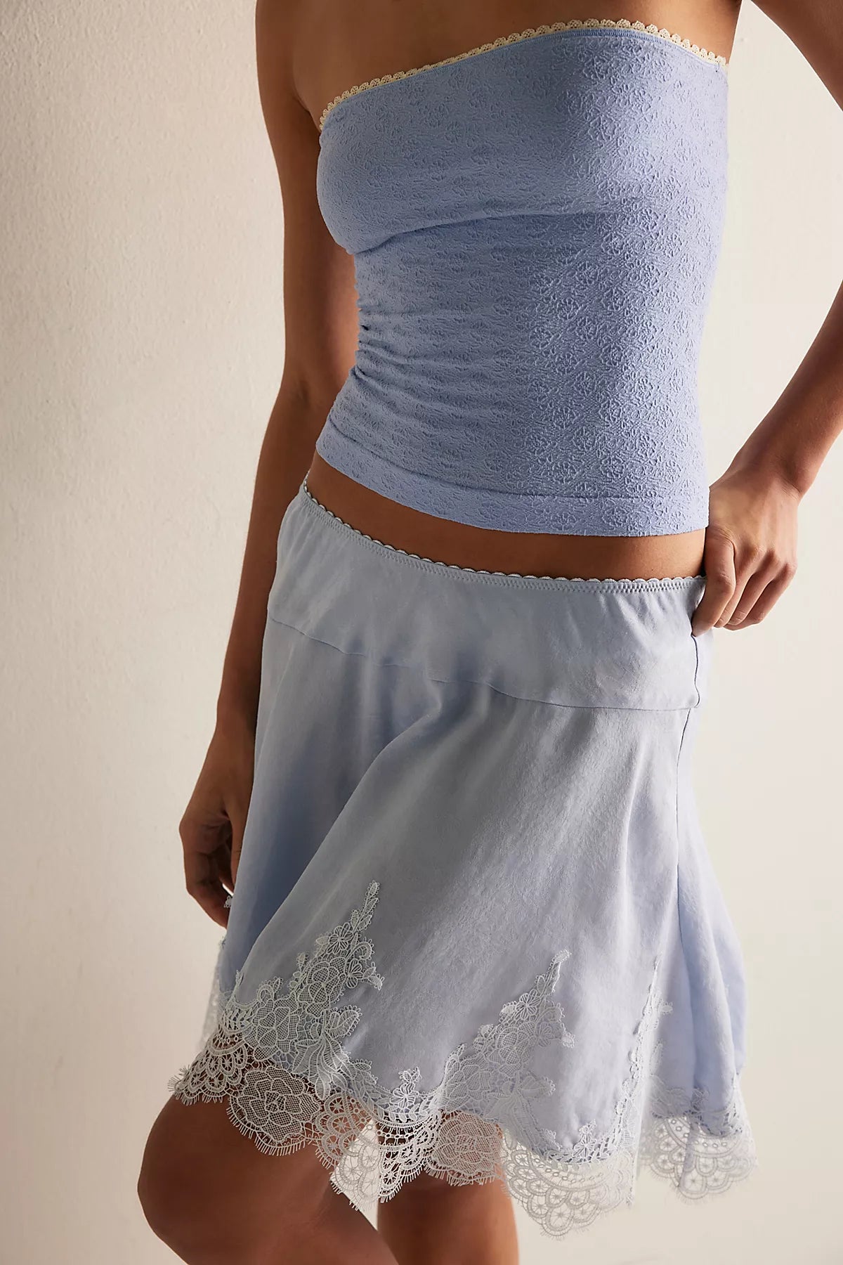 Something Satin Mini Slip Skirt
