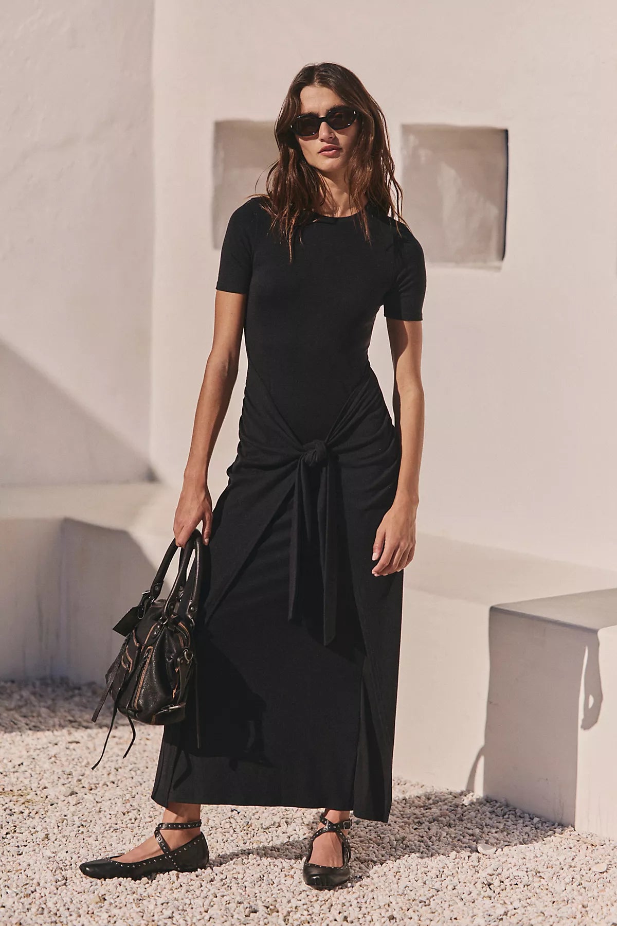 Good Feels Short-Sleeve Maxi Dress