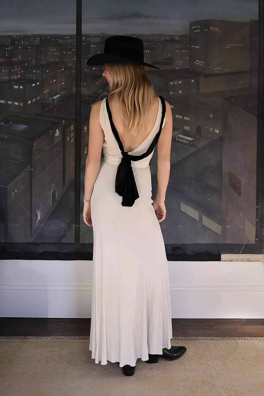 Vintage 1930s Crepe Gown by Lauren Owen of Texas