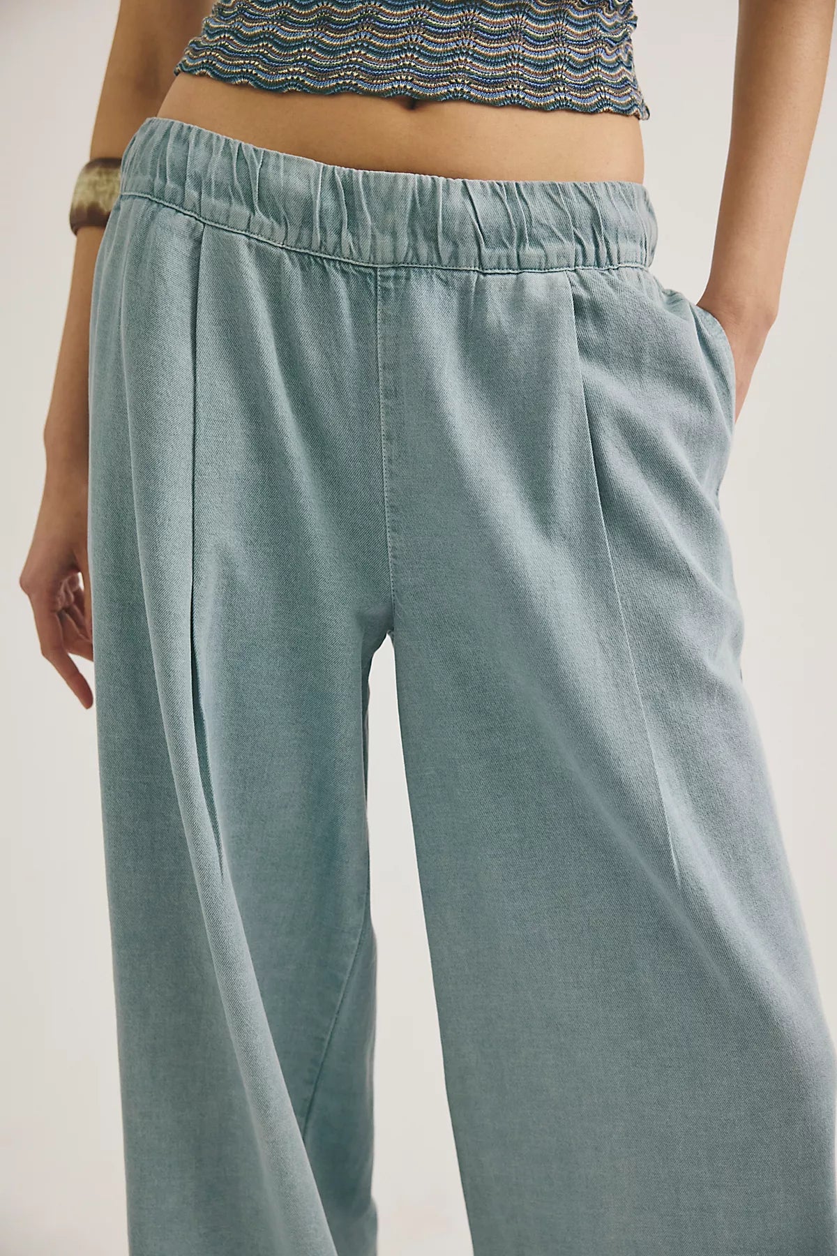 Tidal Moon Low-Rise Pull-On Pants
