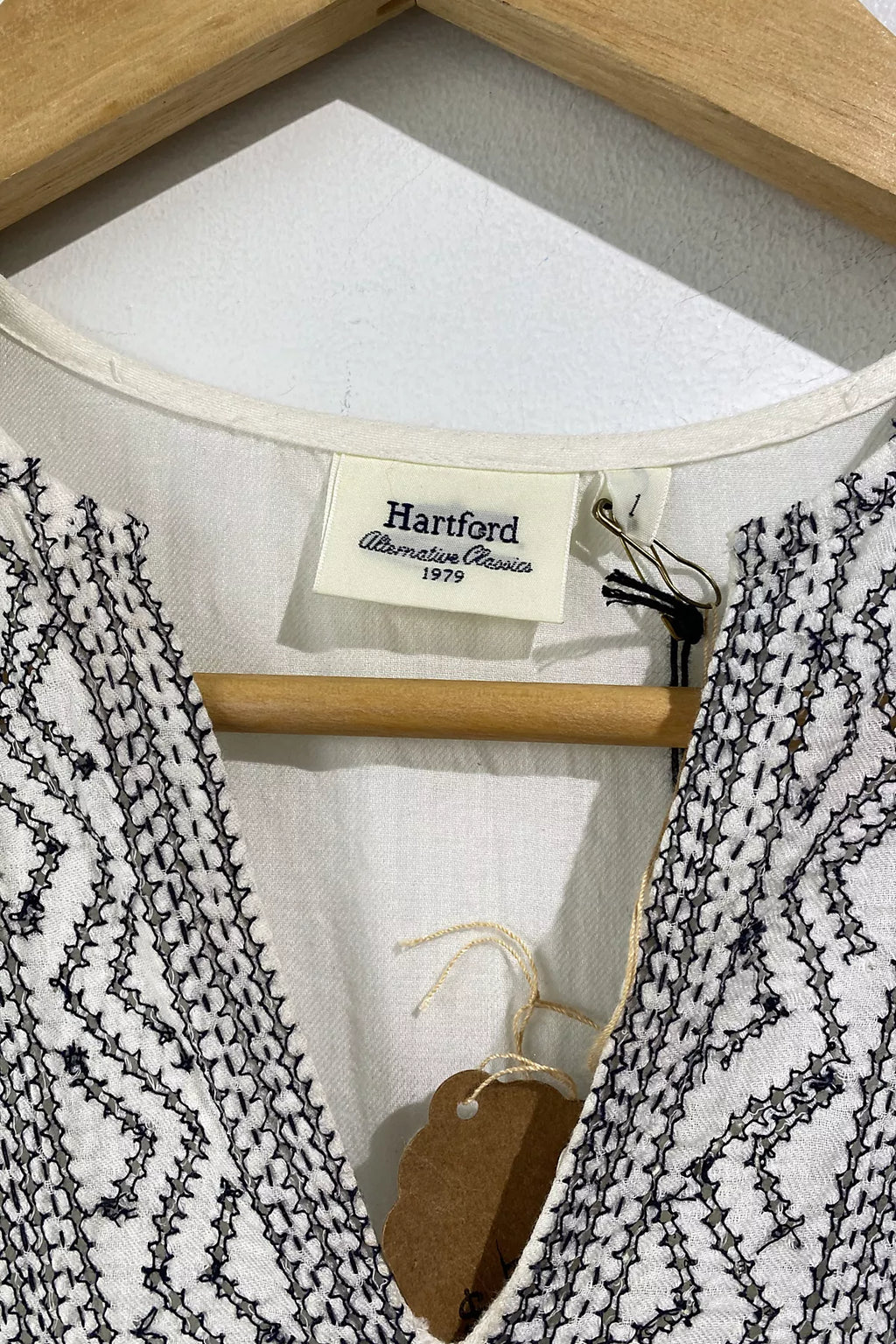 Hartford White Embroidered Dress Selected by The Curatorial Dept.