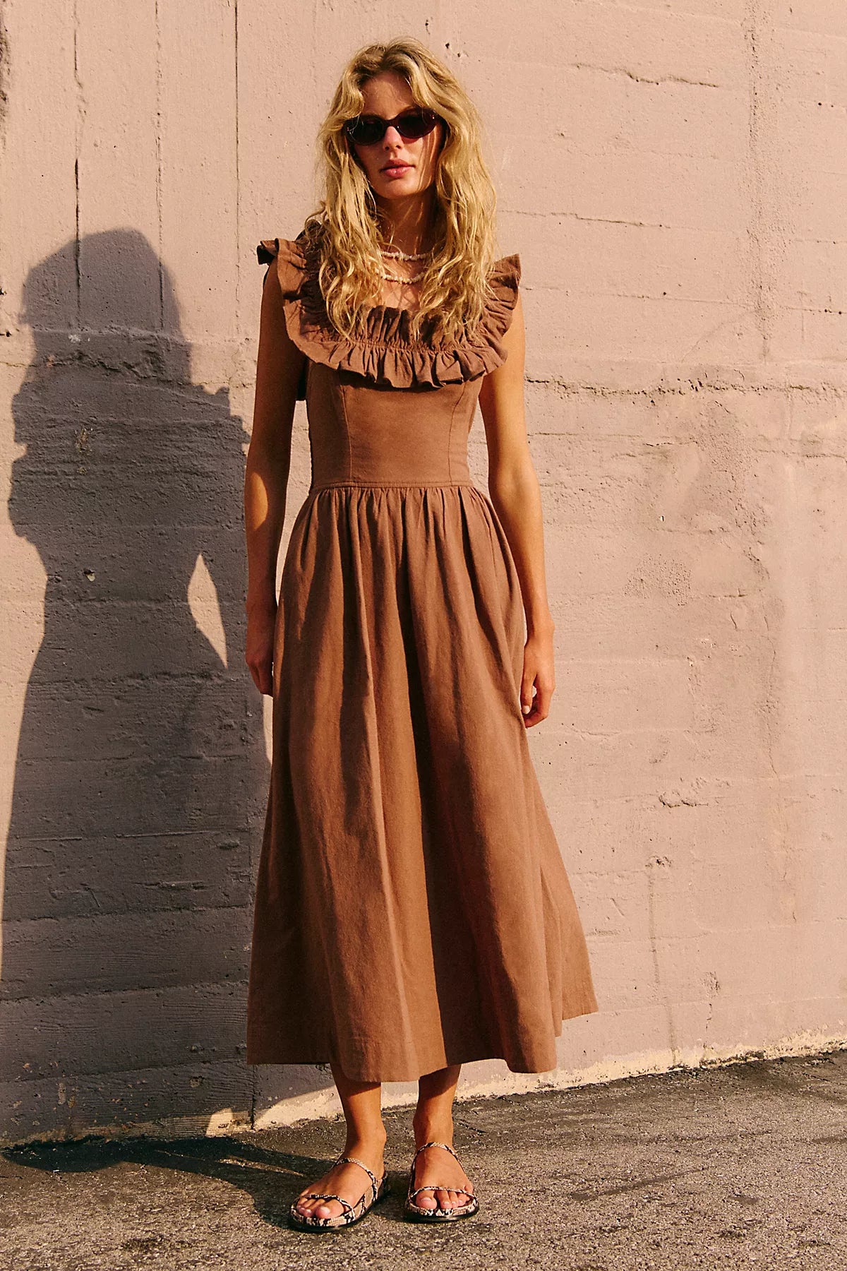 Ruffle It Up Midi Dress