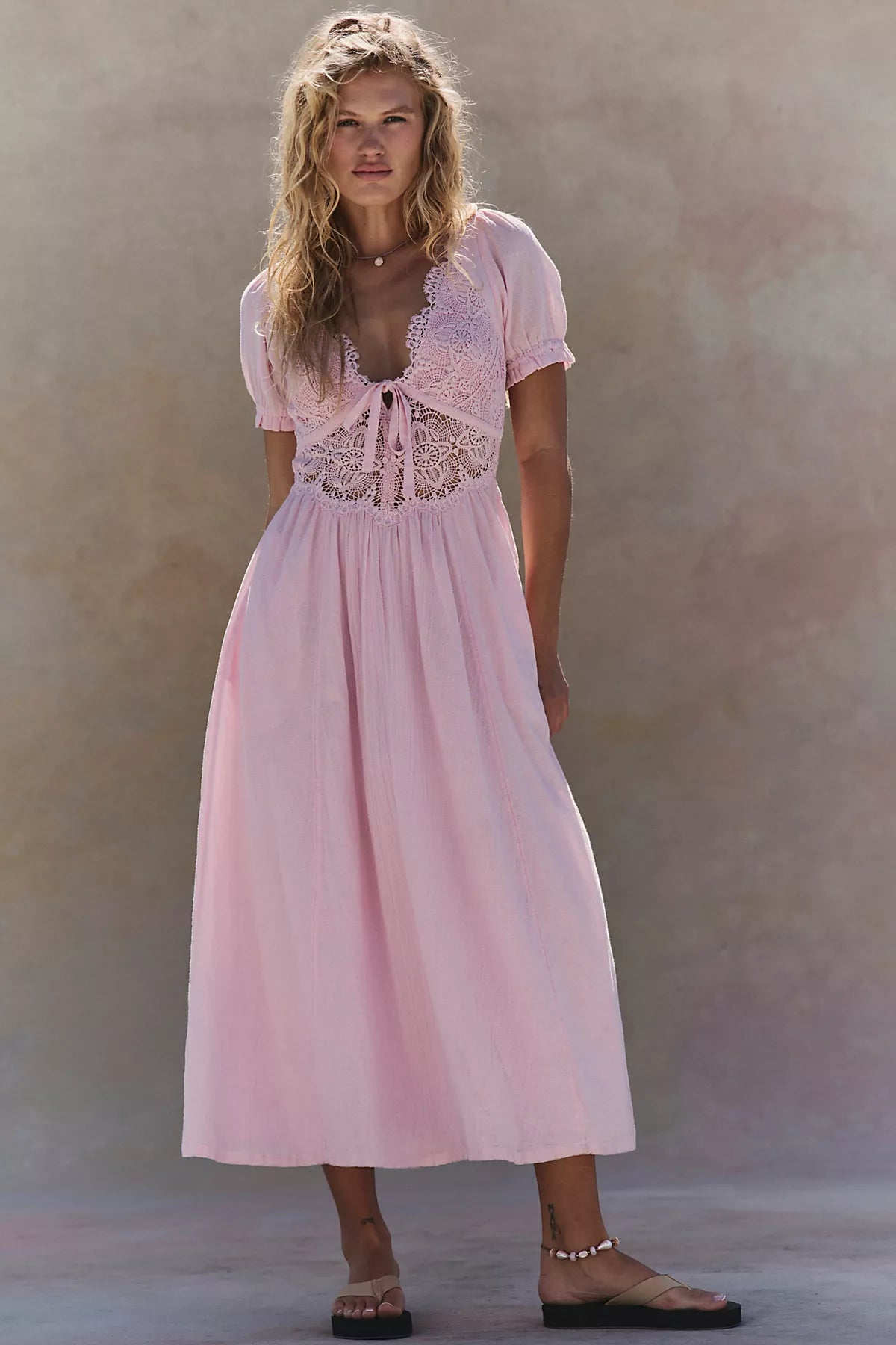 All You Need Is Lace Midi Dress