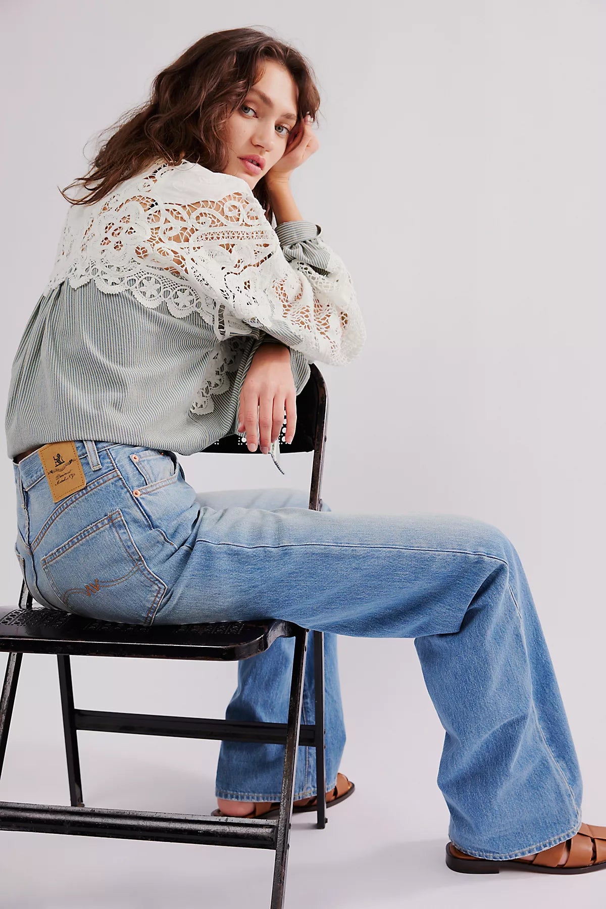 Denimist Dena Mid-Rise Flare Jeans