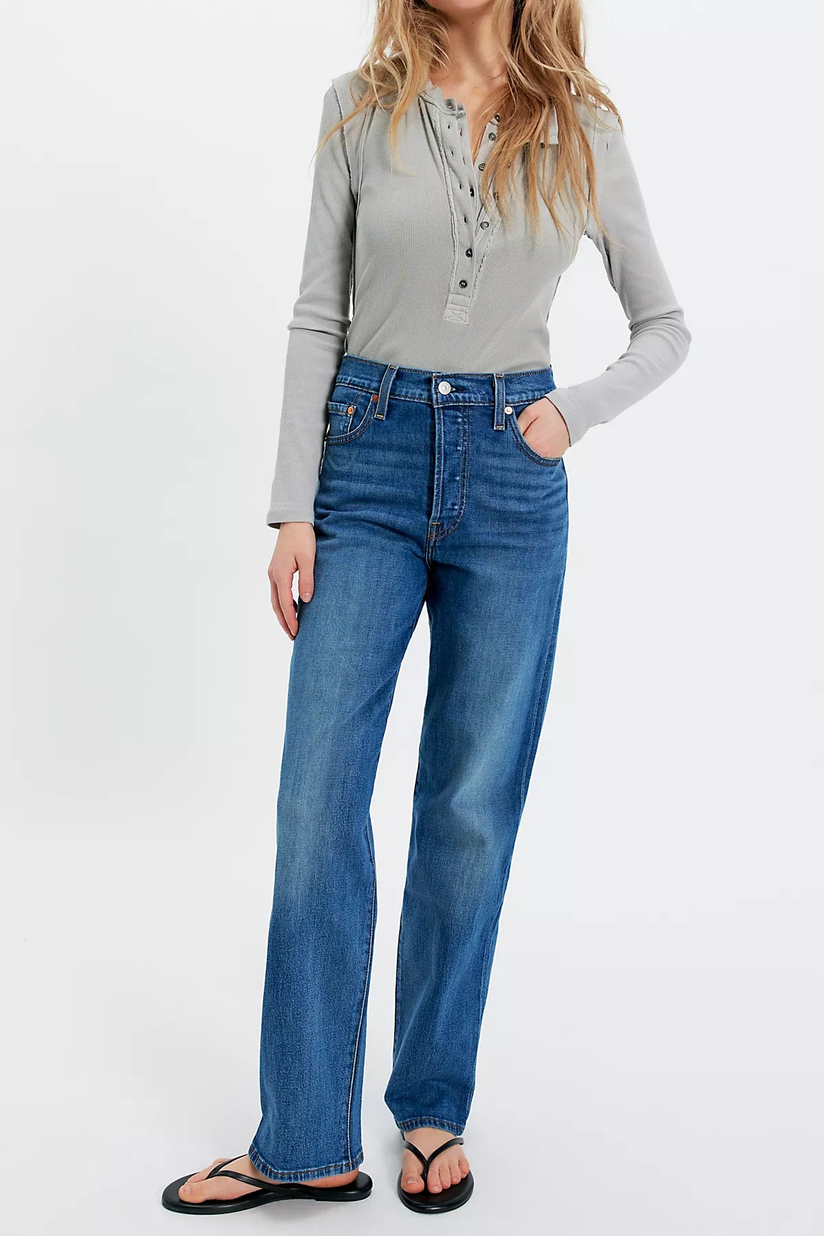 Levi's Ribcage Full Length Jeans