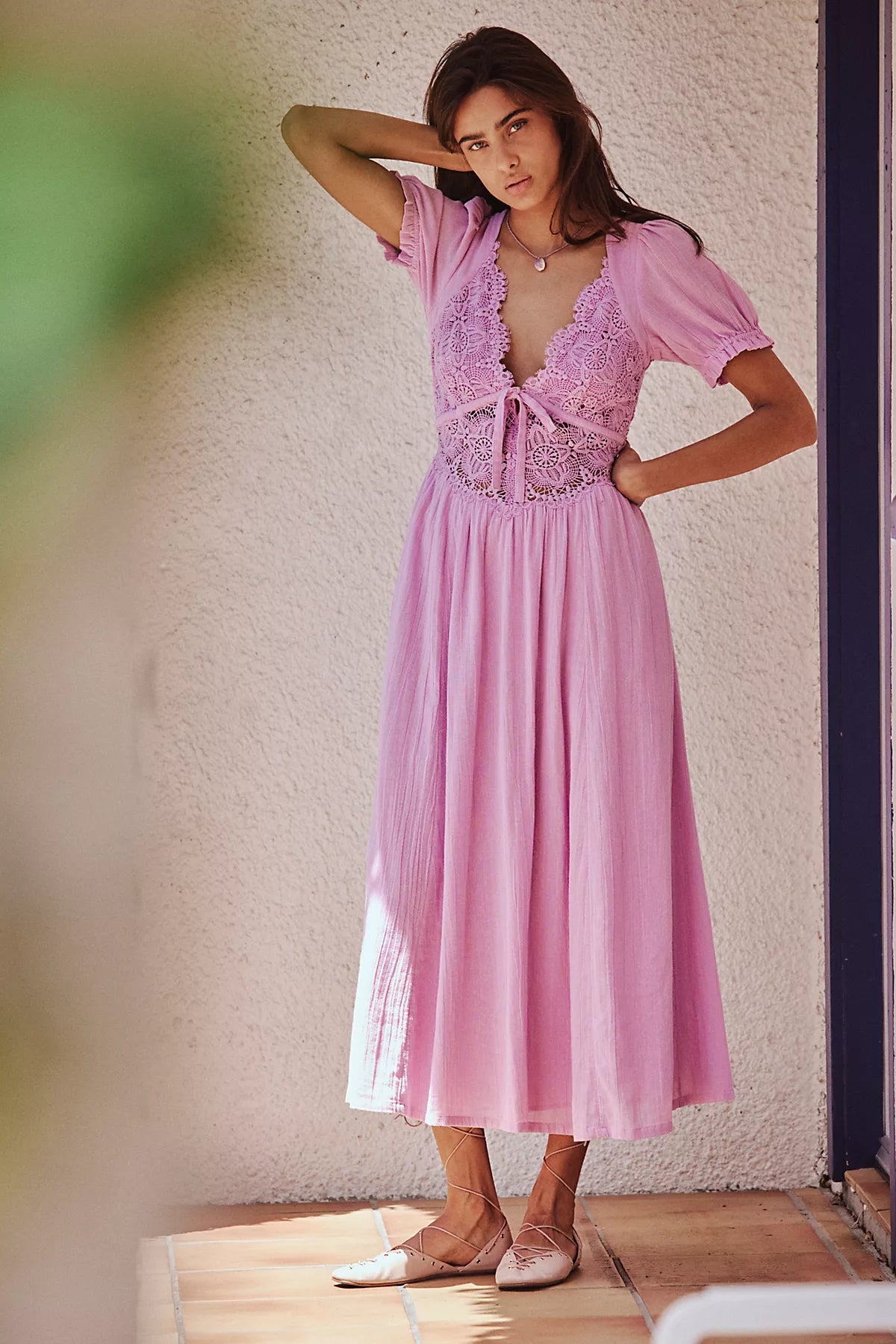 All You Need Is Lace Midi Dress