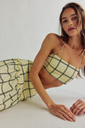S/W/F Crop Top High Waisted Set