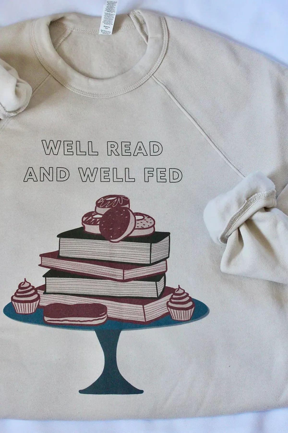 Overseasoned Well Read and Well Fed Crewneck