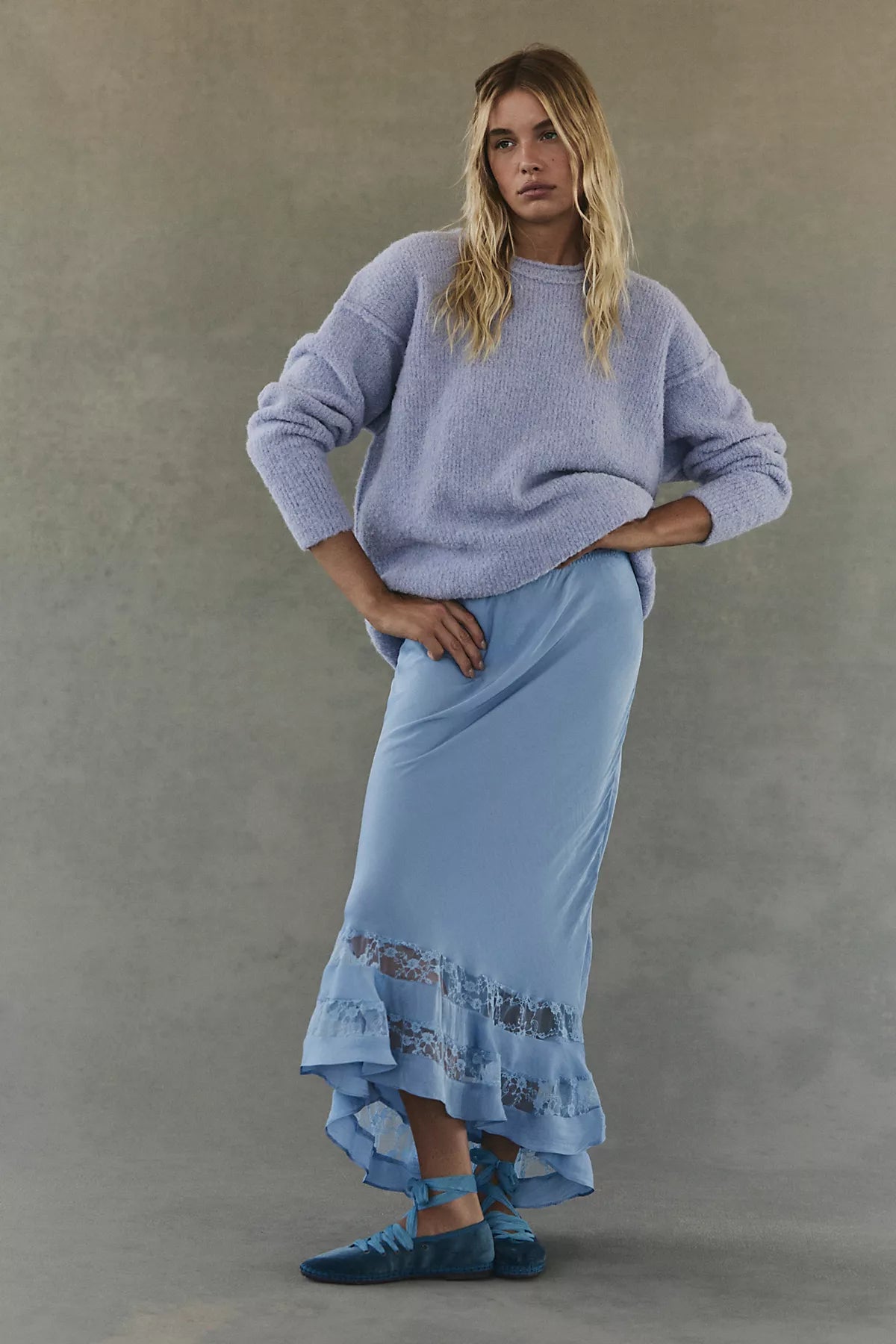 Long Lost Lover Maxi Slip Skirt