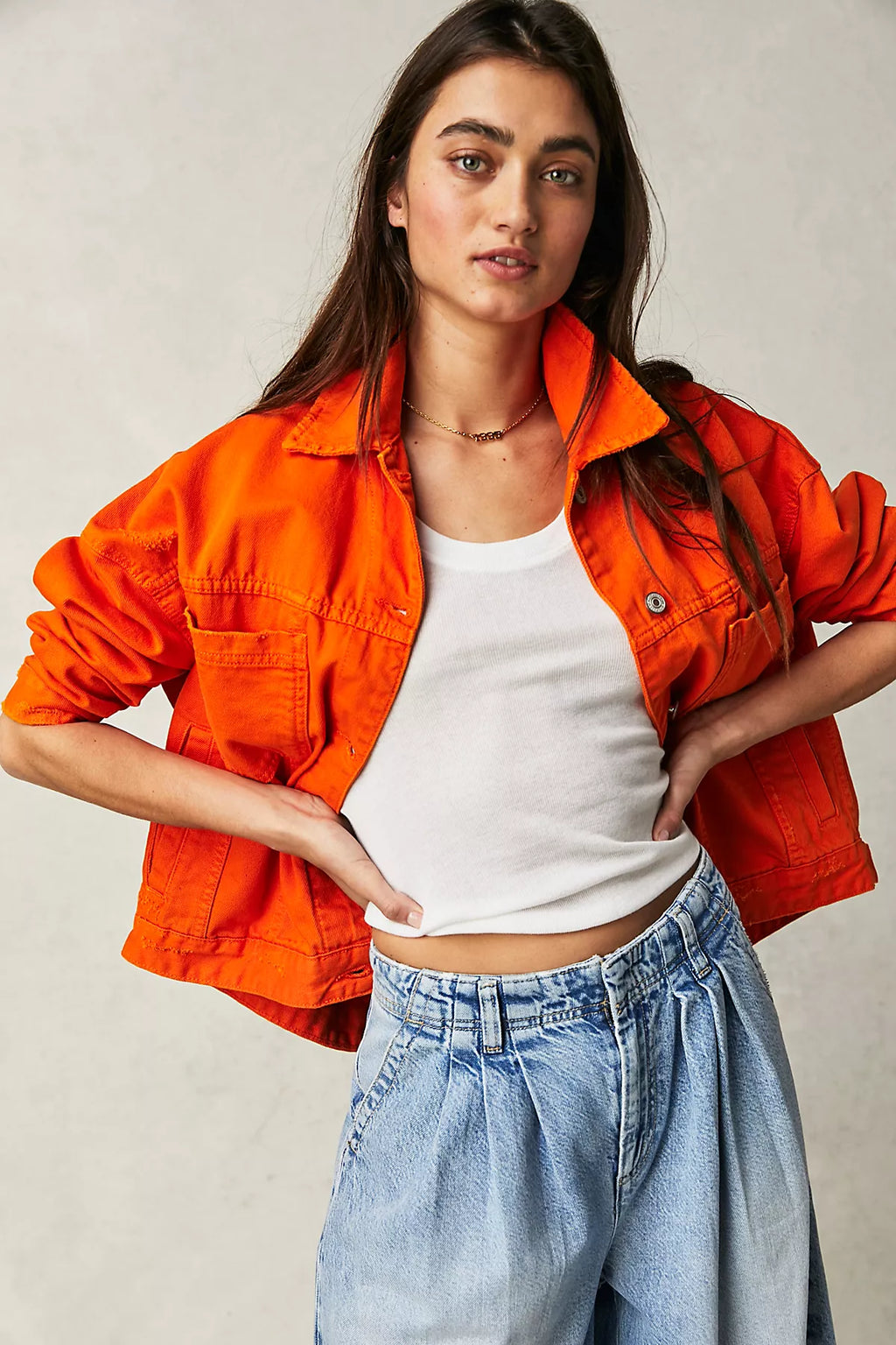 We The Free Opal Swing Denim Jacket