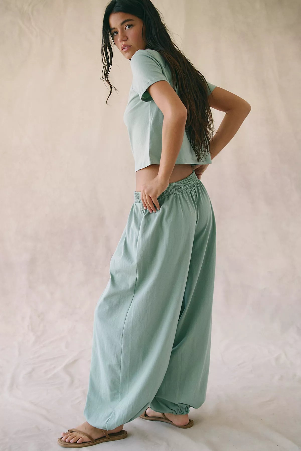 Stella Cotton-Jersey Pant Set