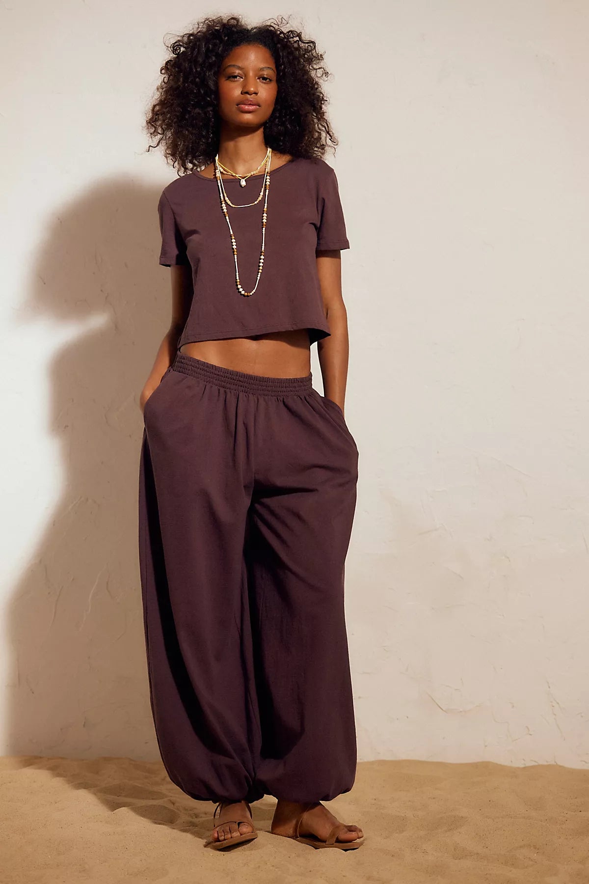 Stella Cotton-Jersey Pant Set