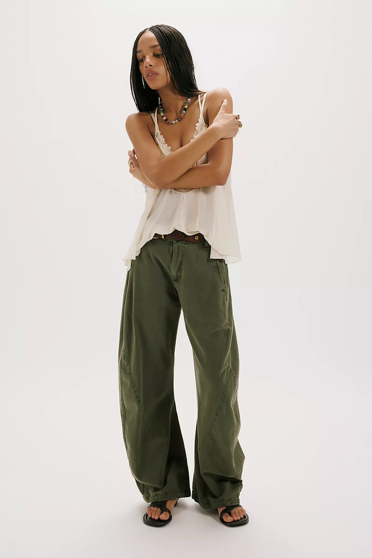 Spotlight Washed Barrel Chino Trousers
