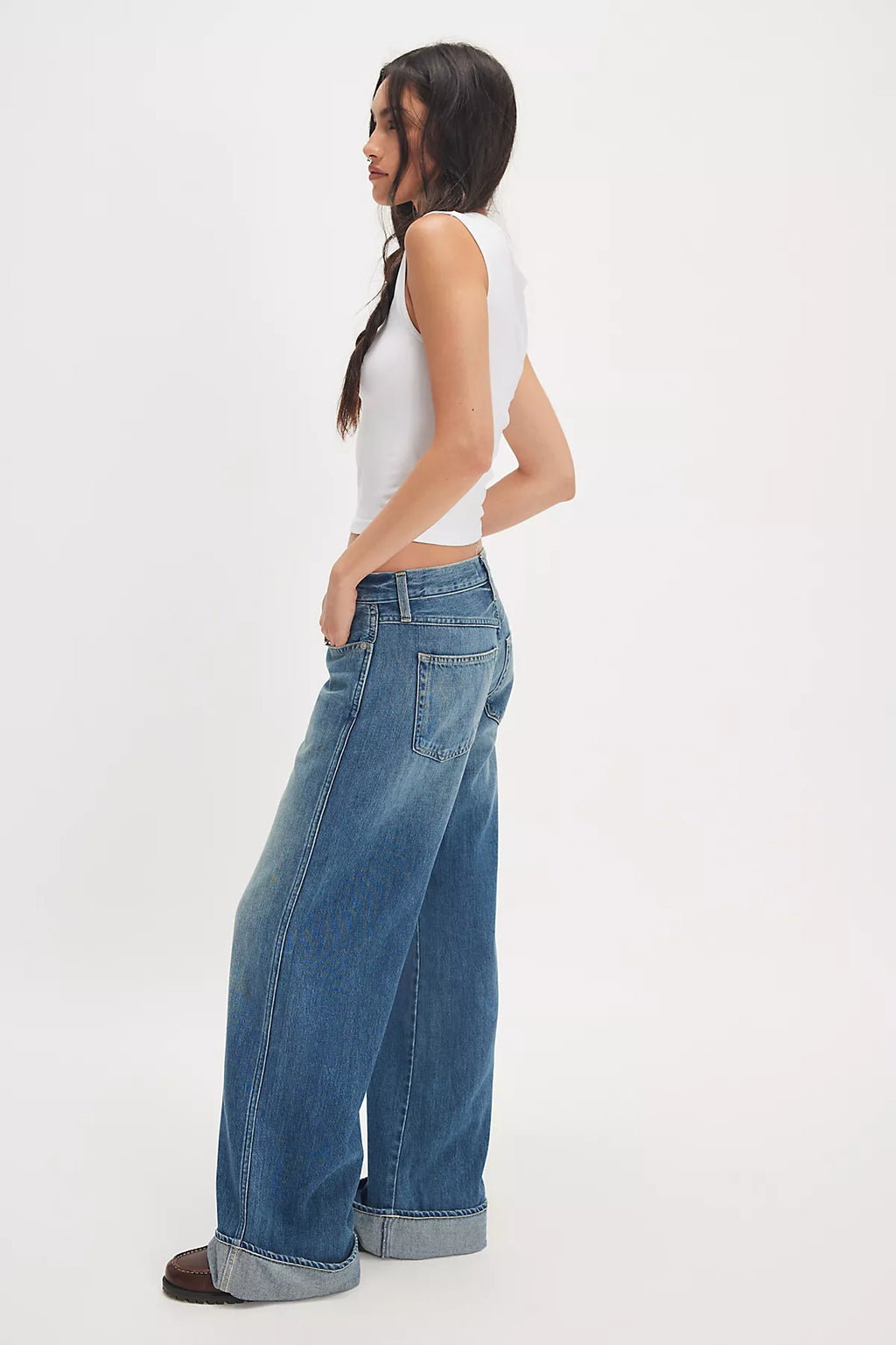 AMO Sabine Cuffed Jeans
