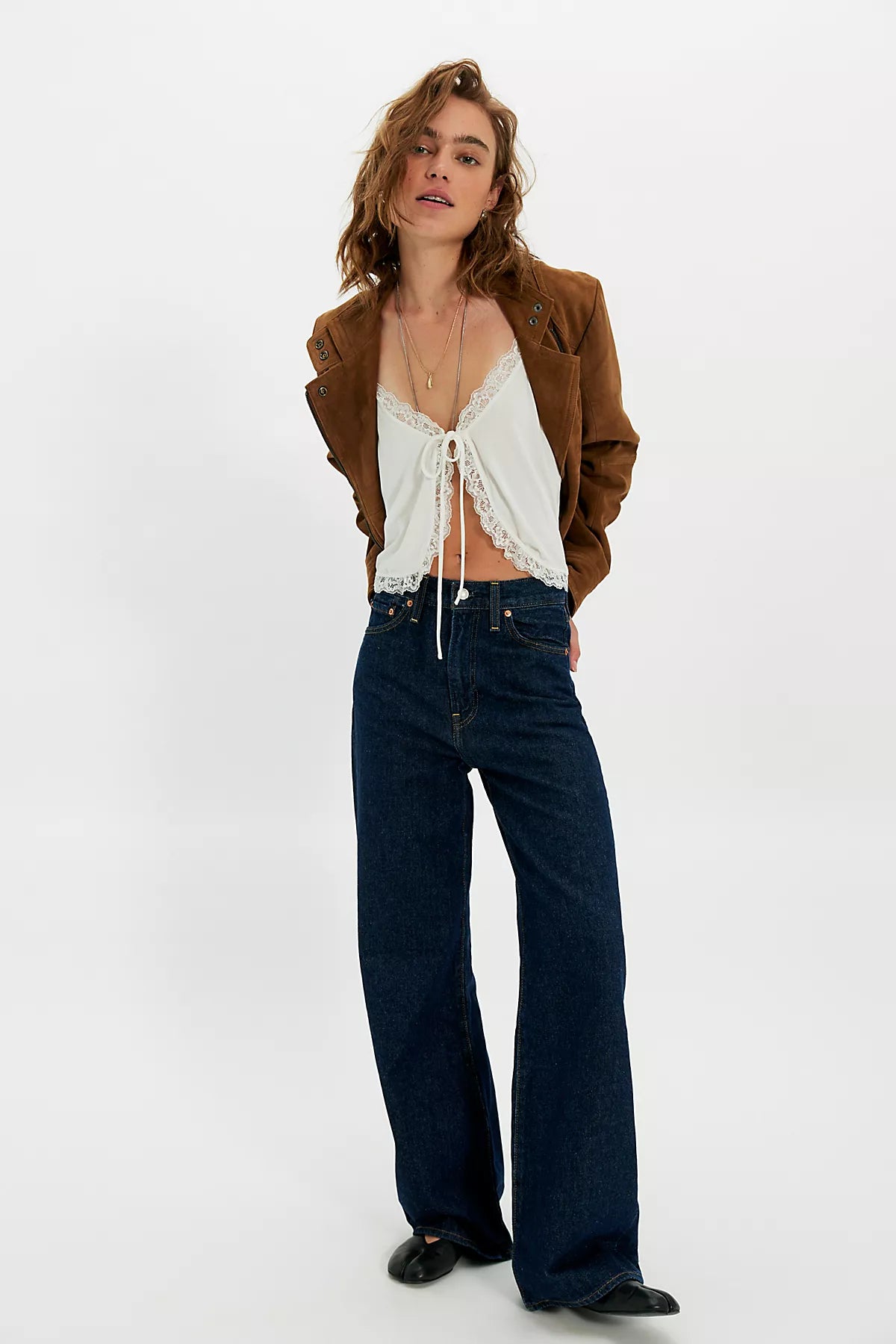 Levi's Ribcage Wide-Leg Jeans