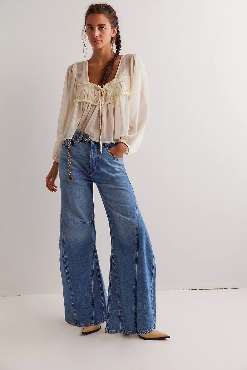 We The Free Eden High Slouchy Flare Jeans