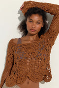 The Farra Full Pilcha Crochet Sweater