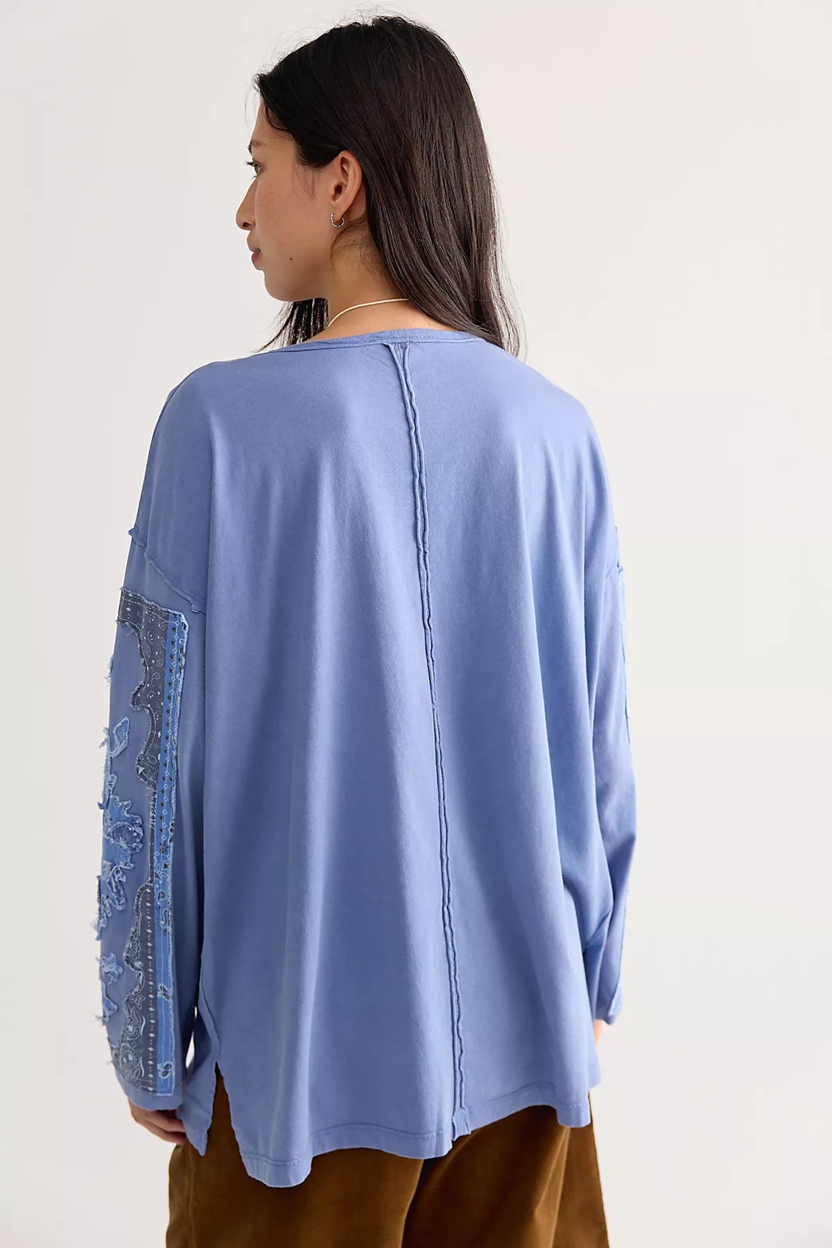 Tricia Fix Bando Applique Long Sleeve Top