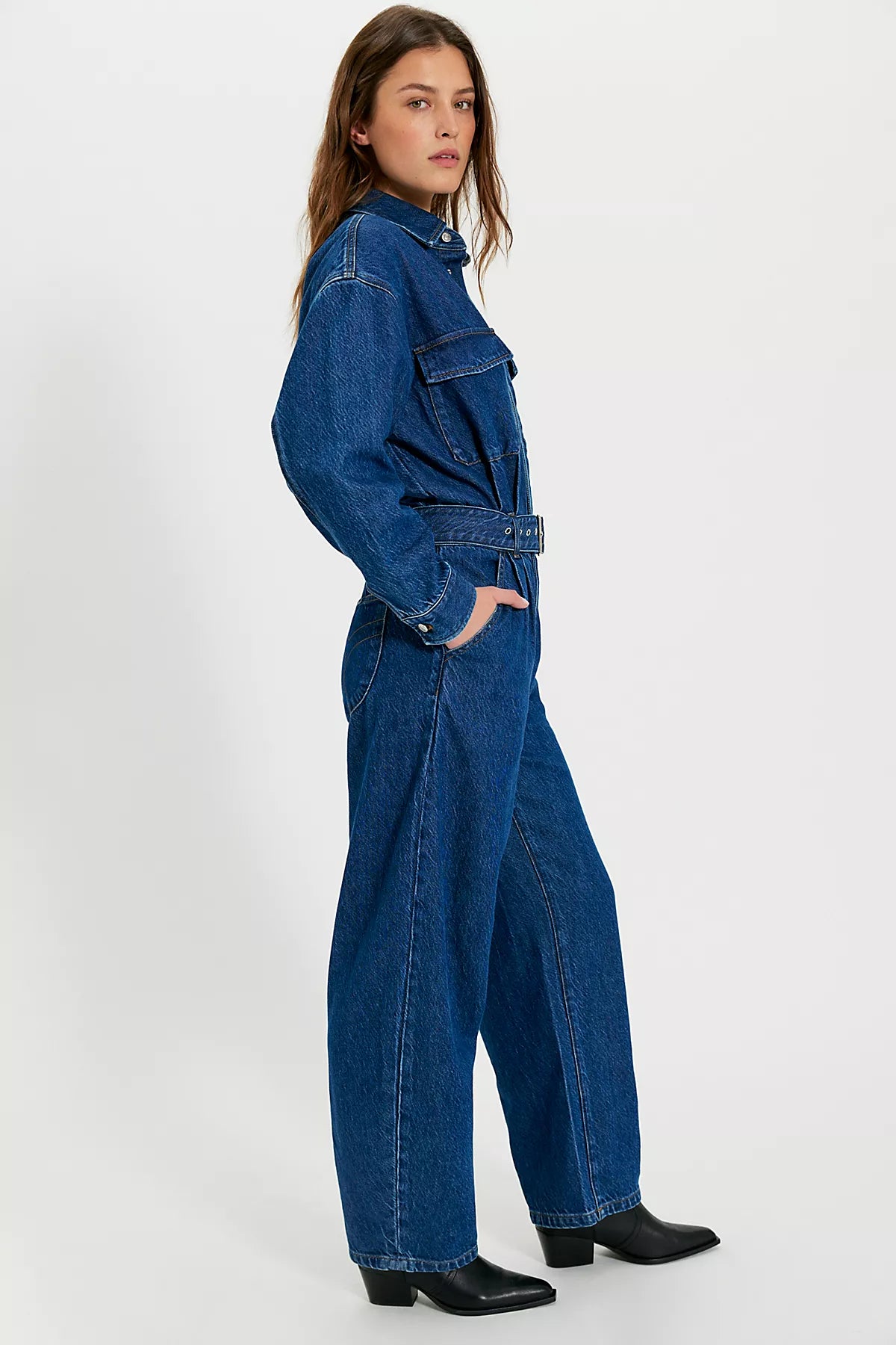 Rolla's Denim Barrel Jumpsuit