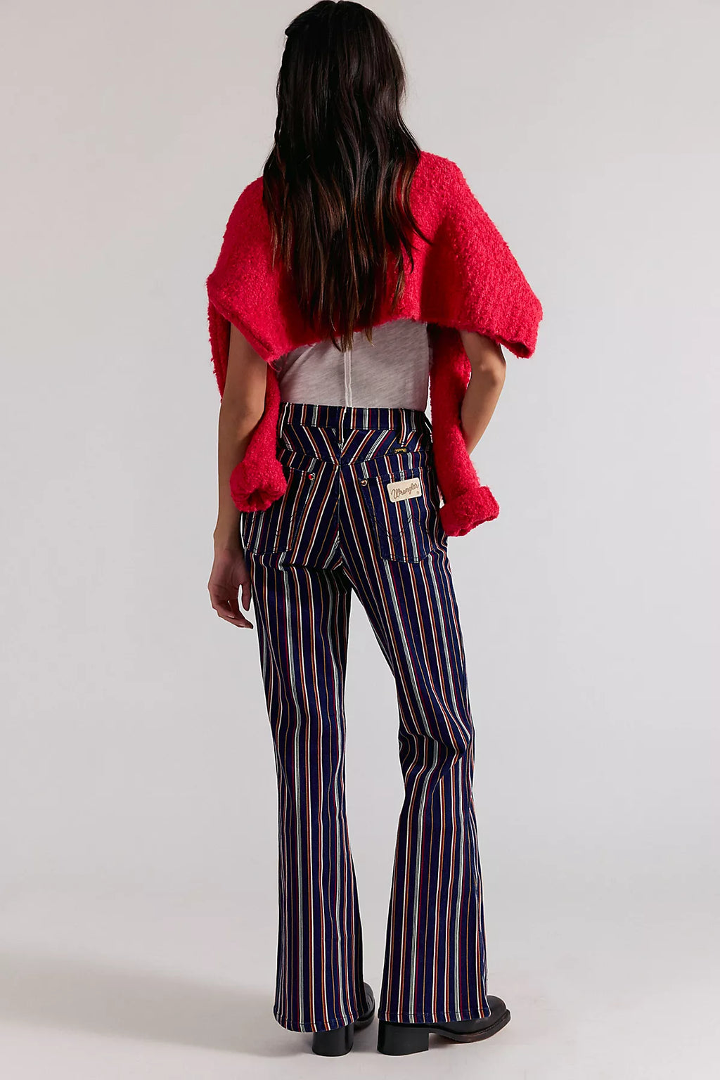 Wrangler X Lainey Wilson Retro Striped Flare Jeans