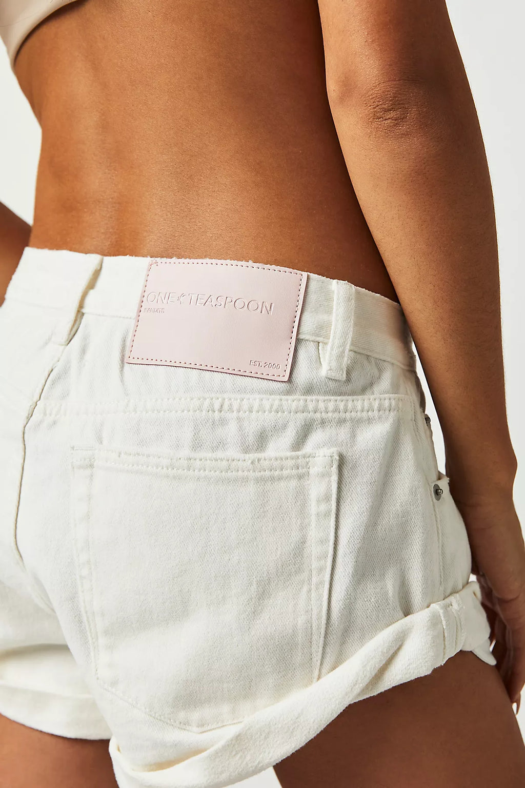 OneTeaspoon Bandits Low-Waist Denim Shorts