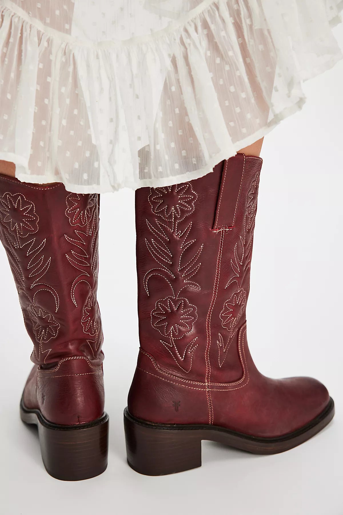Frye For FP Kate Deco Stitch Boots
