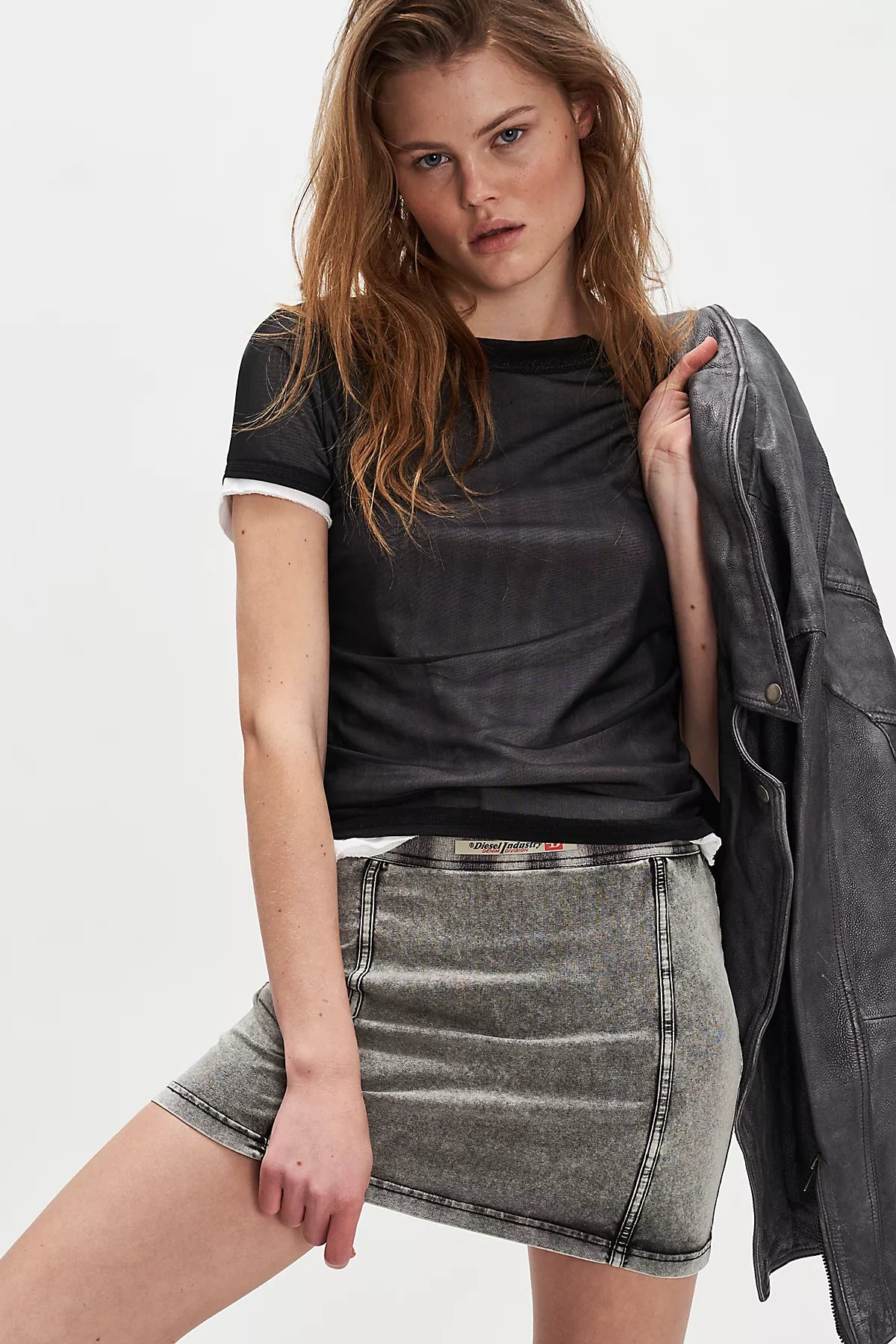 Diesel O-Allegra-Mini Skirt