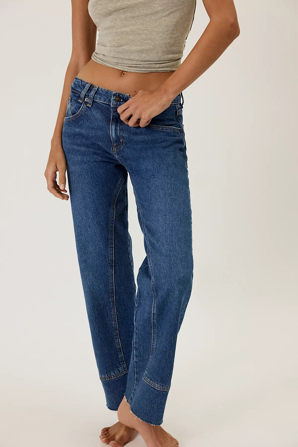 We The Free Risk Taker Mid-Rise Jeans