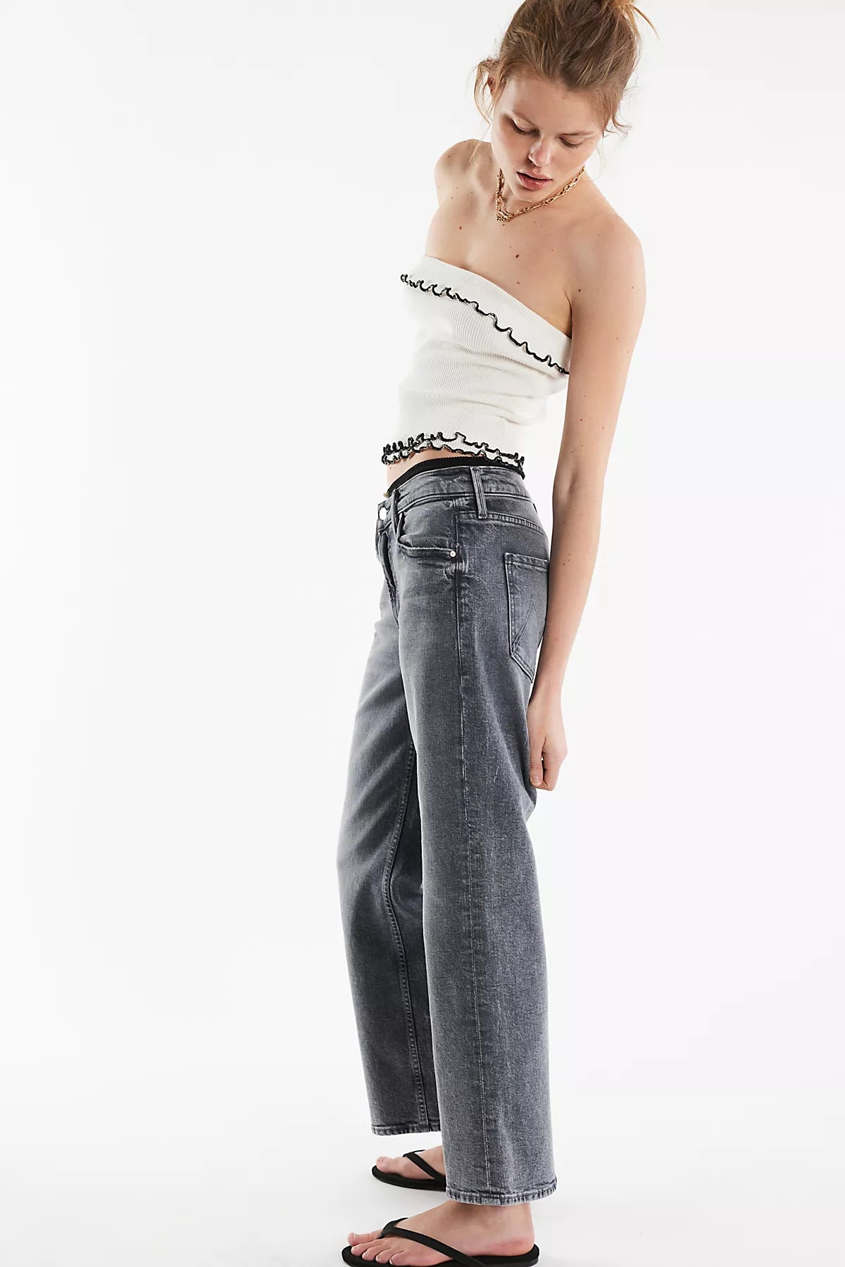 MOTHER The Bookie Ankle Jeans