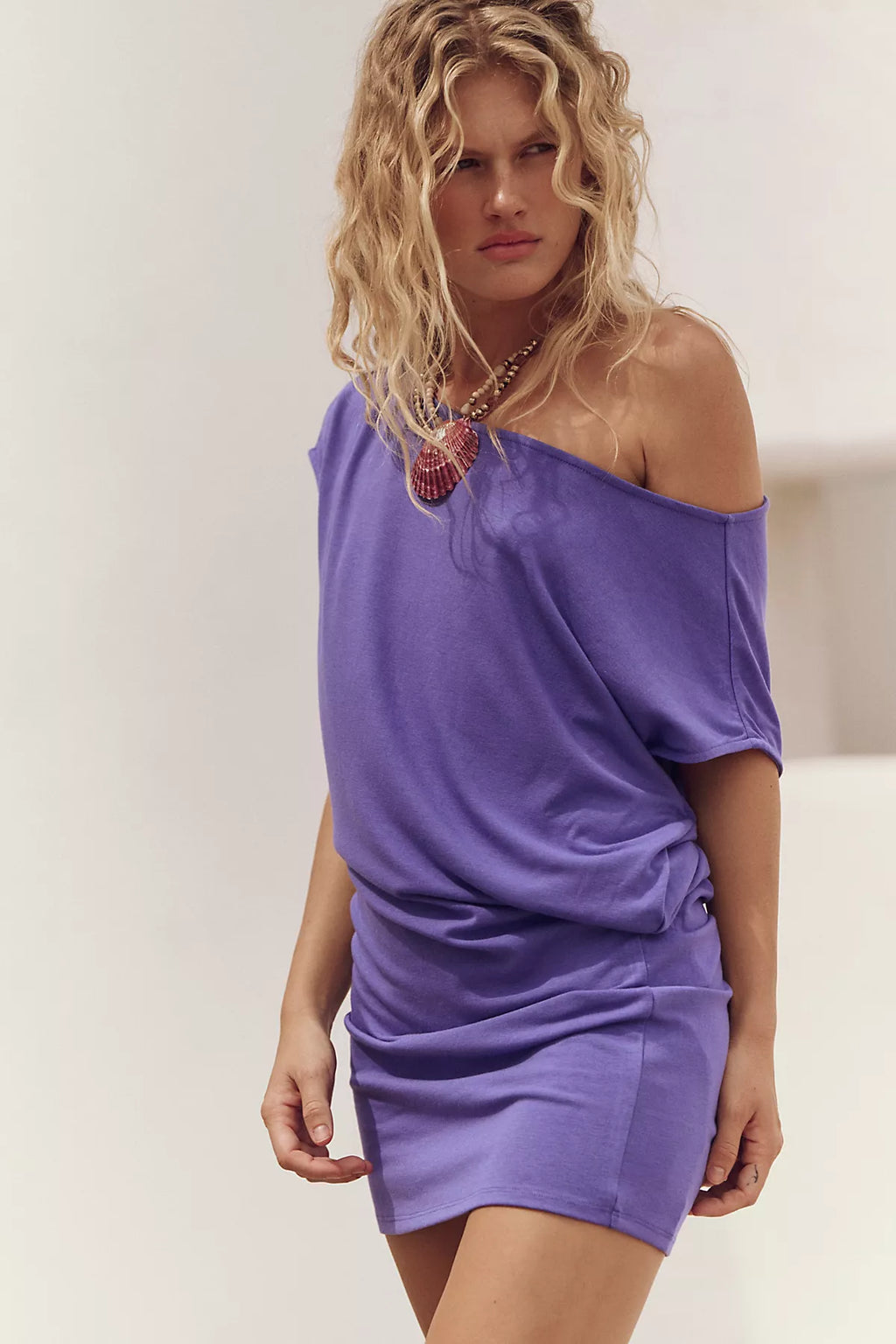 Good Feels Short-Sleeve Mini Dress