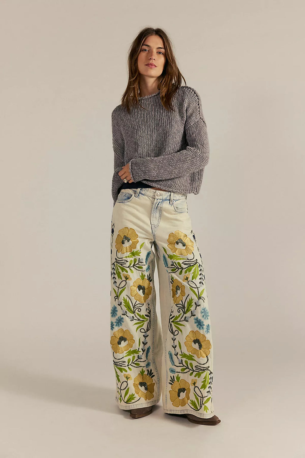 We The Free Mi Amore Wide-Leg Jeans