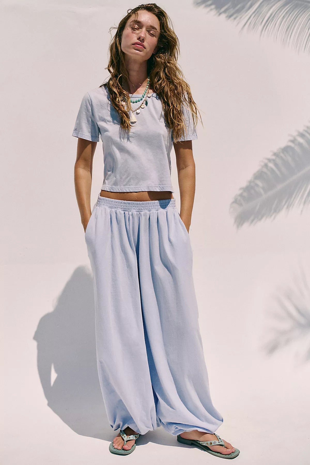 Stella Cotton-Jersey Pant Set