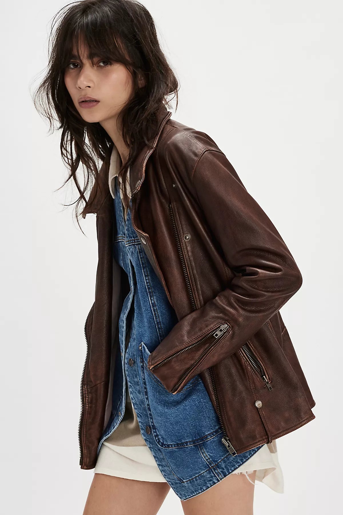 We The Free Jealousy Leather Moto Jacket