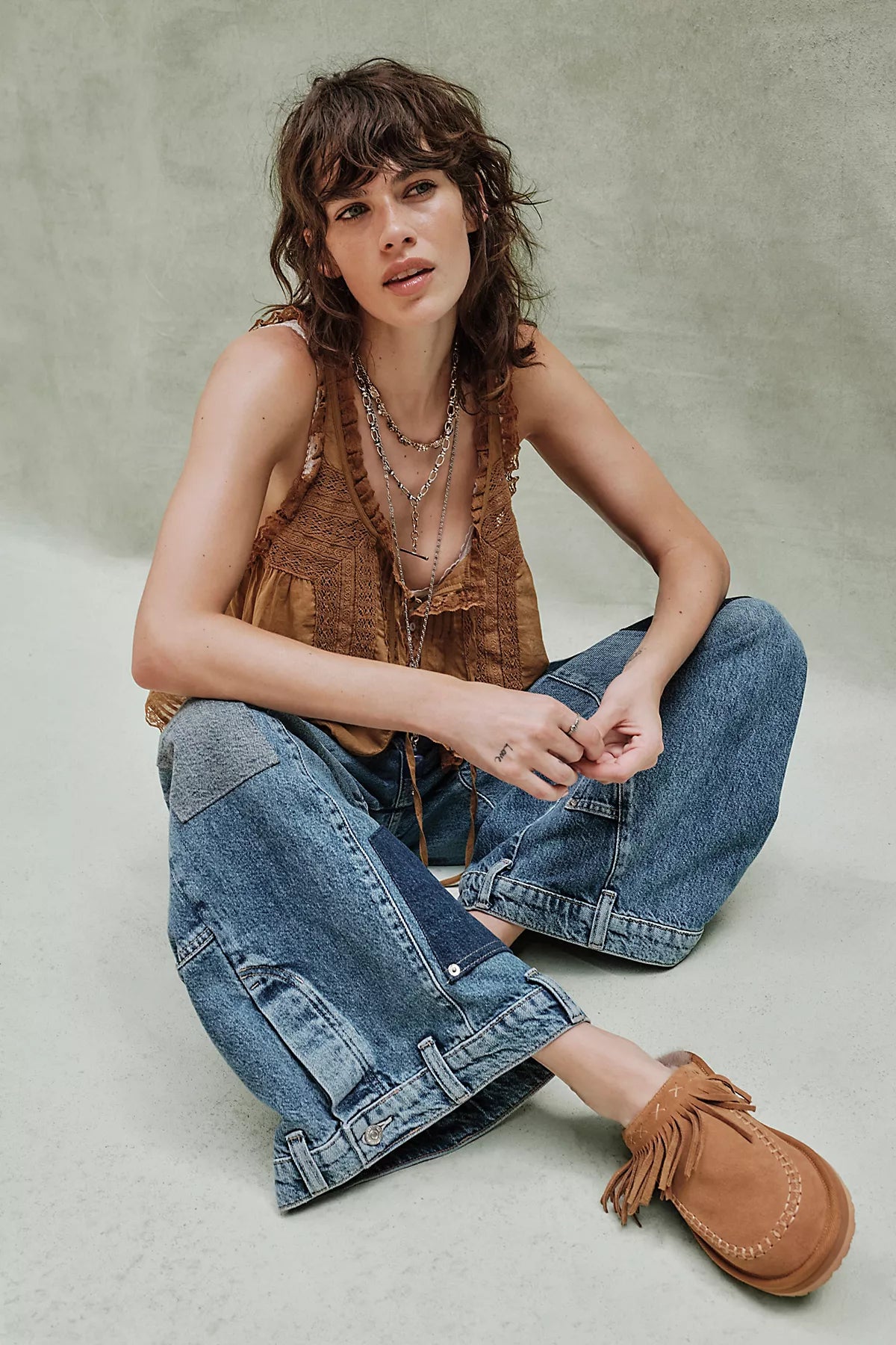 Fallon Fringe Mules