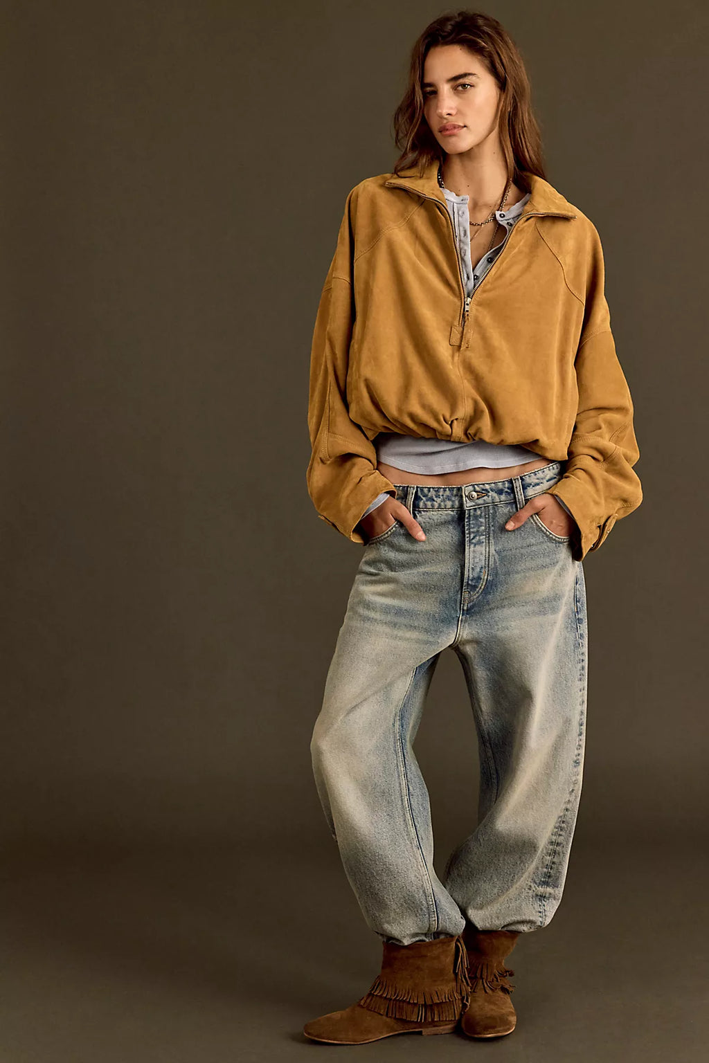 We The Free Deep Trance Dropped Boyfriend Jeans