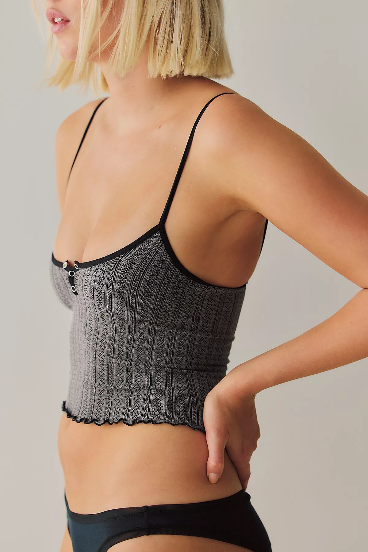 Snap Into It Henley Crop