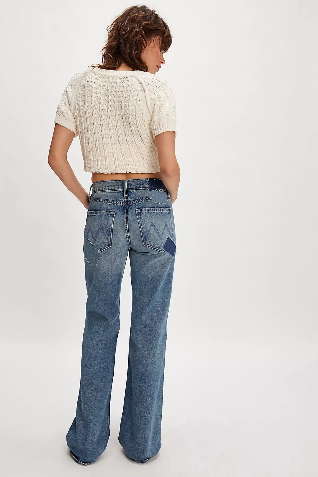 MOTHER The Bookie Heel Jeans